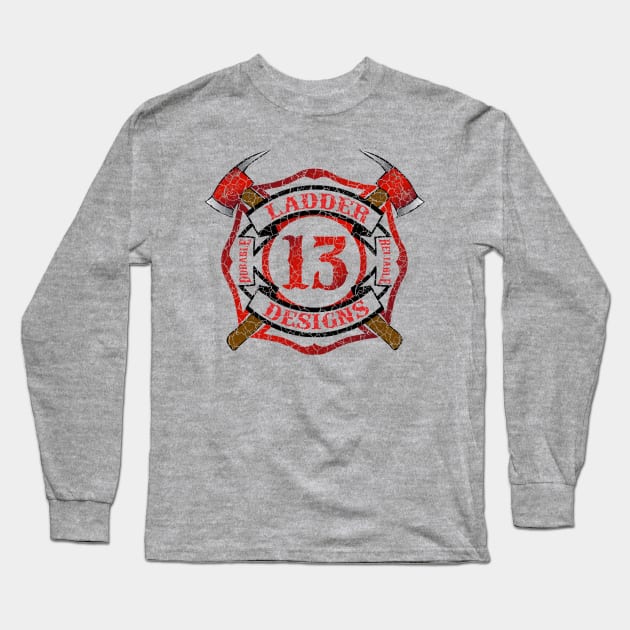 Ladder 13 Designs Long Sleeve T-Shirt by ianscott76